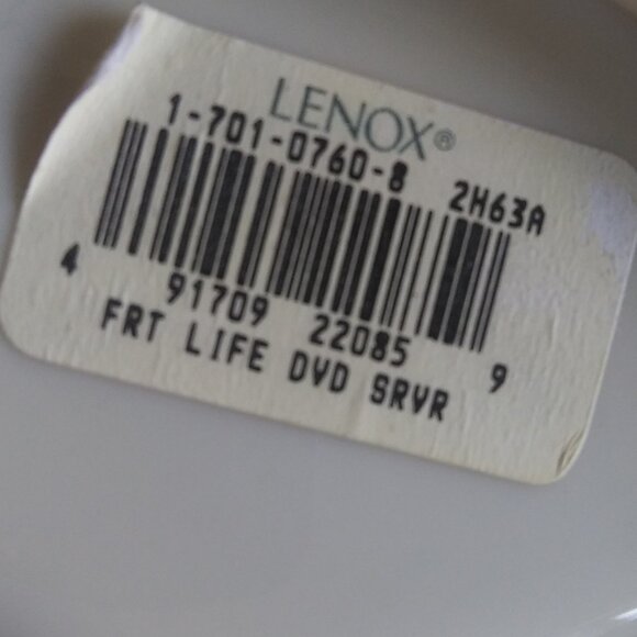 Lenox FRUITS OF LIFE Round Divided Serving Dish candy nuts jellybeans USA - Picture 4 of 16